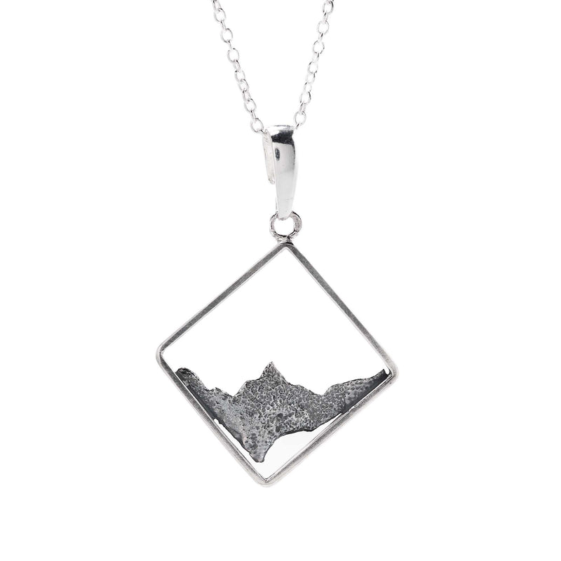 Silver Necklace "Mountain Rome"