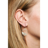 Silver Earrings "Mountain Circle"